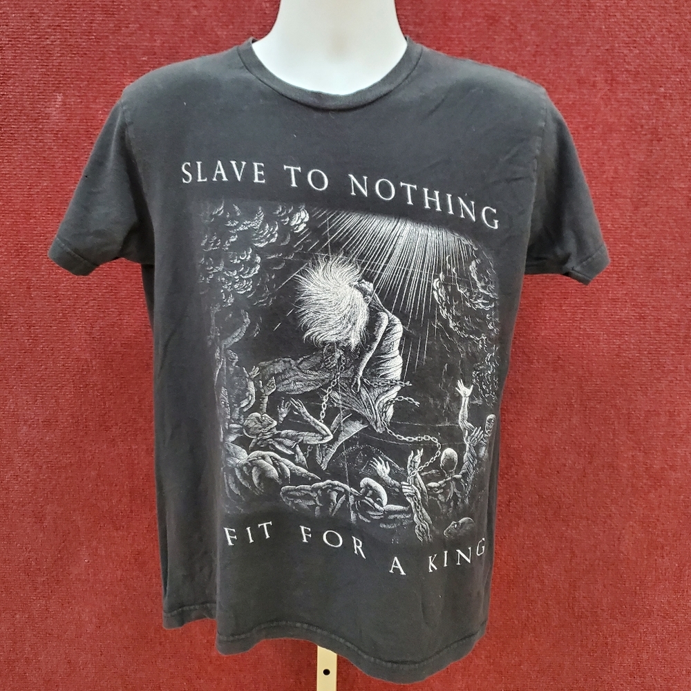 Fit For A King Slave To Nothing Large Black Short Sleeve Graphic T-Shirt
